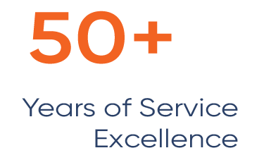 50+ Years of Service Excellence
